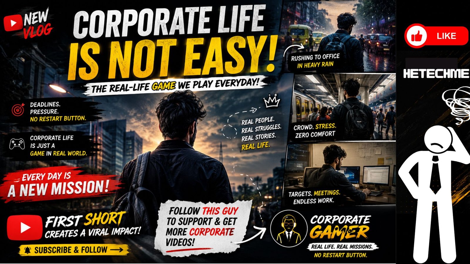 Corporate Life Is Not Easy: The Real-Life Game We Play Every Single Day